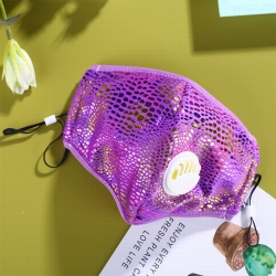 Purple valve with 5 layers of ...
