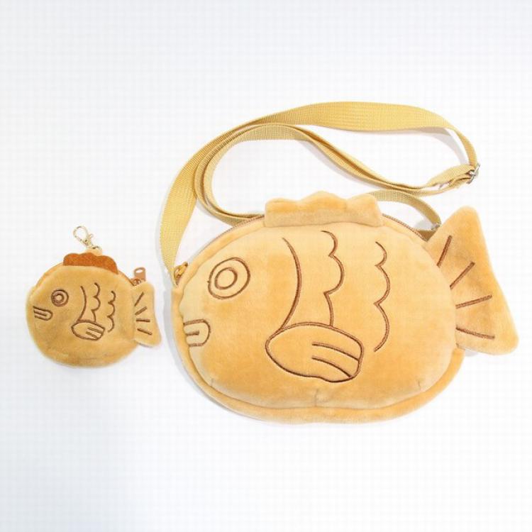 Snapper Plush shoulder bag 20X16X8CM 0.08KG