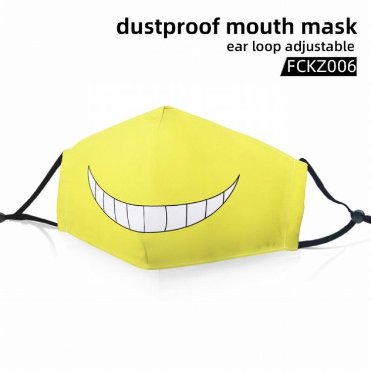 FCKZ006-Ansatsu Kyoushitsu Assassination Classroom Dustproof mouth mask ear loop adijustable a set price for 5 pcs