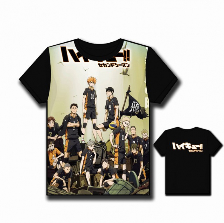 Haikyuu!! Full color printed short-sleeved T-shirt S M L XL 2XL 3XL 4XL 5XL