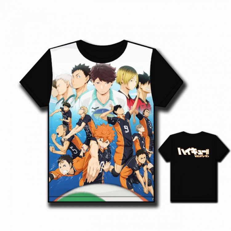 Haikyuu!! Full color printed short-sleeved T-shirt S M L XL 2XL 3XL 4XL 5XL