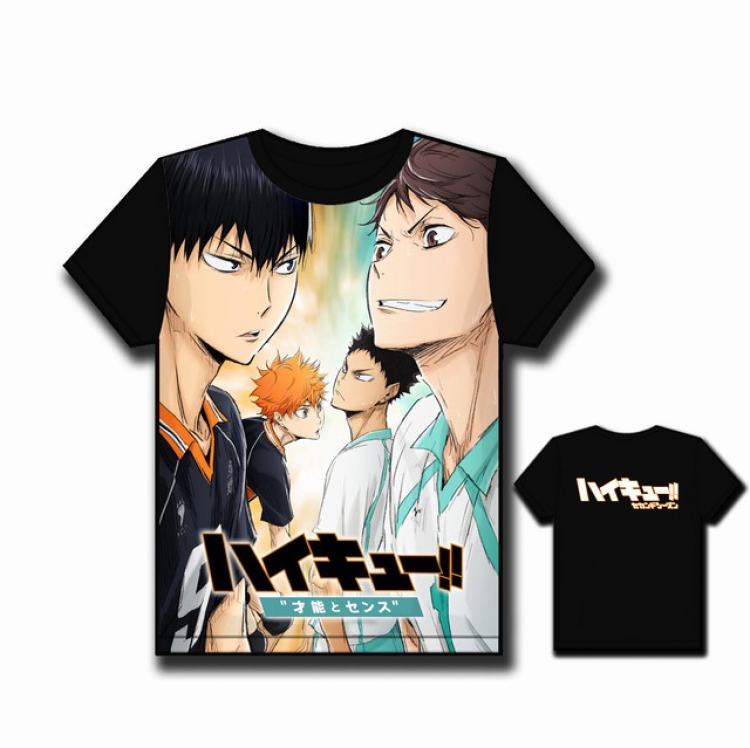 Haikyuu!! Full color printed short-sleeved T-shirt S M L XL 2XL 3XL 4XL 5XL