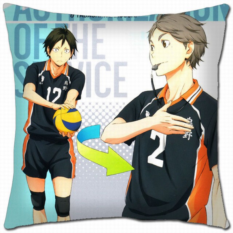 Haikyuu!! Double-sided full color pillow cushion 45X45CM PQ1-127 NO FILLING