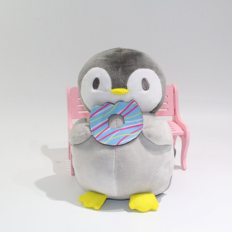 Penguin creative bag bundle pocket double-sided plush doll Bunch pocket size: 30X22CM Doll size: 20X13X8CM 0.135KG