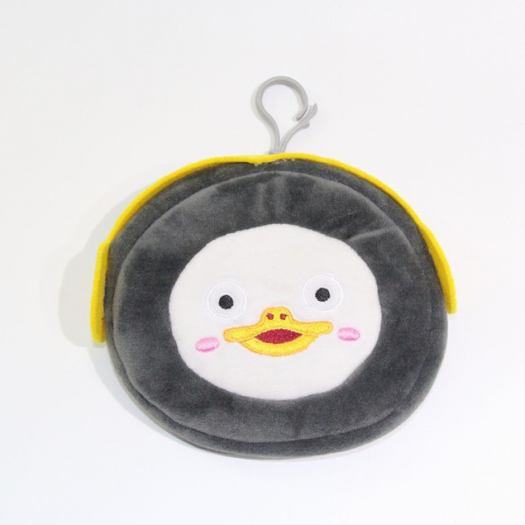 Penguin cute plush coin purse pendant 13X12CM 0.03KG a set of 3