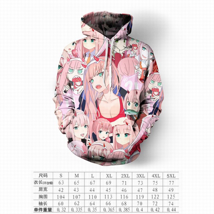 DARLING in the FRANXX 02 Round neck pullover hat sweater S M L XL XXL XXXL XXXXL XXXXXL preorder 3days price for 2pcs