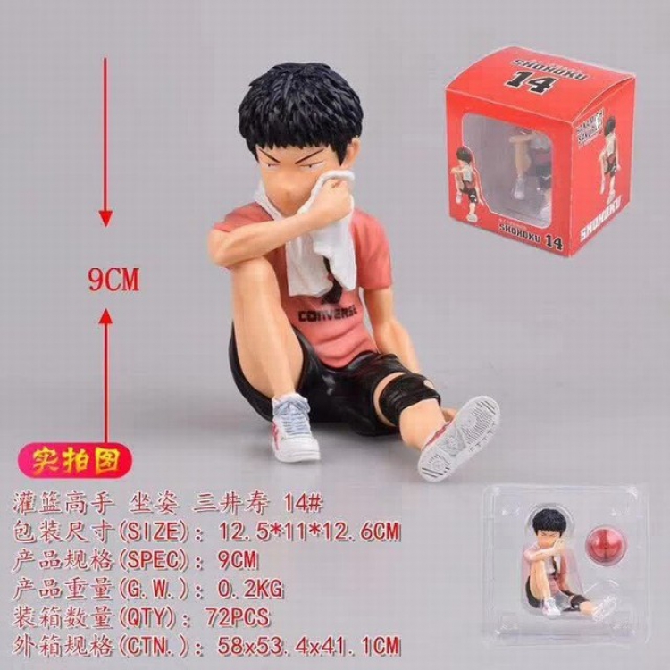 Slam Dunk regular version Mitsui Hisashi Boxed Figure Decoration Model 9CM 0.2KG