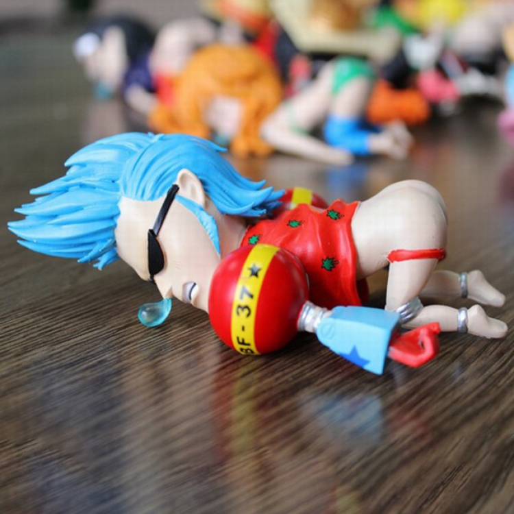 One Piece Franky sleep-inducing insect Boxed Figure Decoration Model 6CM high and 10CM long 0.08KG a box of 150