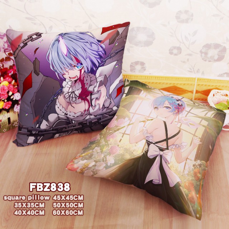 Re:Zero kara Hajimeru Isekai Seikatsu Double-sided full color pillow cushion 45X45CM-FBZ838