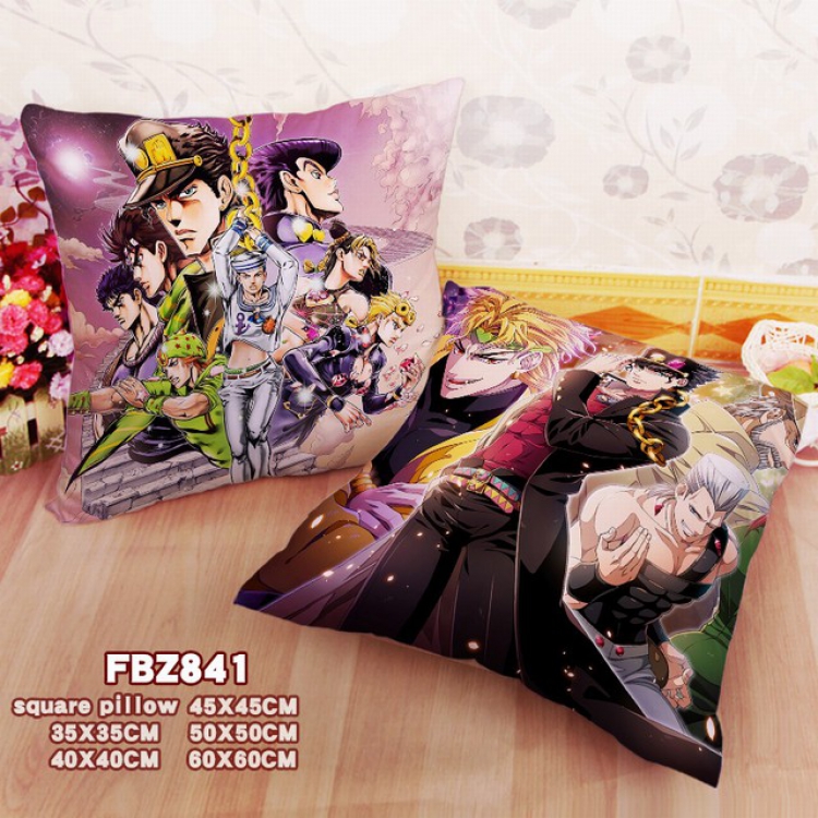 JoJos Bizarre Adventure Double-sided full color pillow cushion 45X45CM-FBZ841