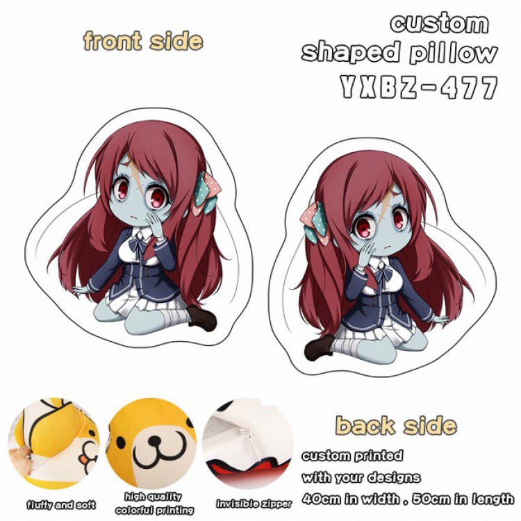 Zombie land Saga Custom Shaped Pillow 40X50CM YXBZ477