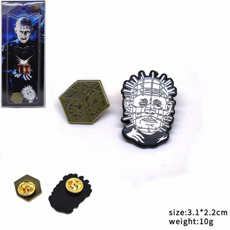 Hellraiser Badge badge brooch 3.1X2.2CM