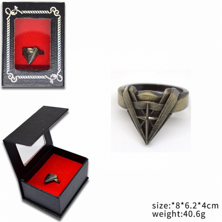 Wonder Woman Boxed ring jewelry 8X6.2X2.4CM 40.6G