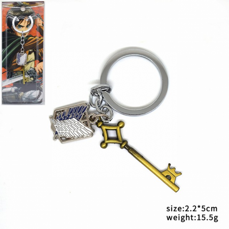 Attack on Titan Keychain pendant 2.2X5CM 15.5G