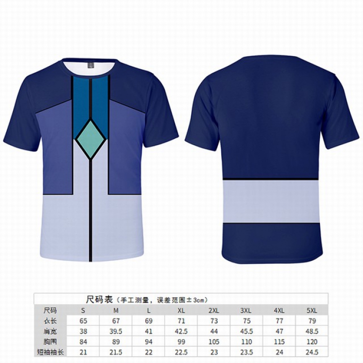 Gundam Full color printed short-sleeved T-shirt 8 sizes from S to 5XL price for 2 pcs GD-1