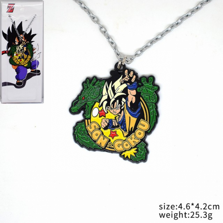 Dragon Ball Son Goku and Dragon Necklace pendant ornament 4.6X4.2CM 25.3G