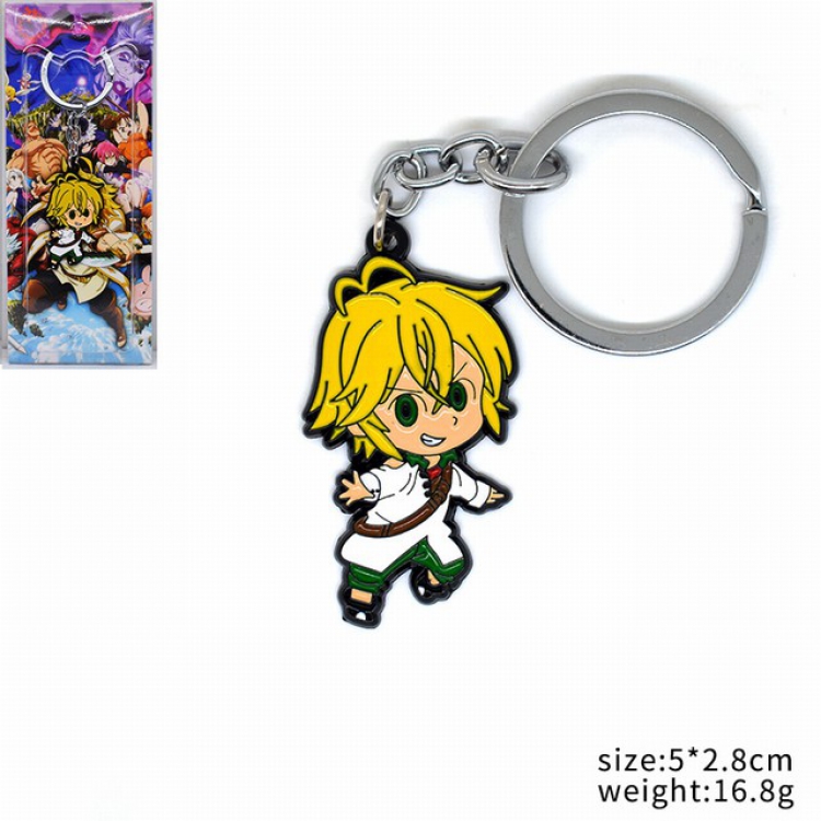 The Seven Deadly Sin Meliodas  Keychain pendant 5X2.8CM 16.8G