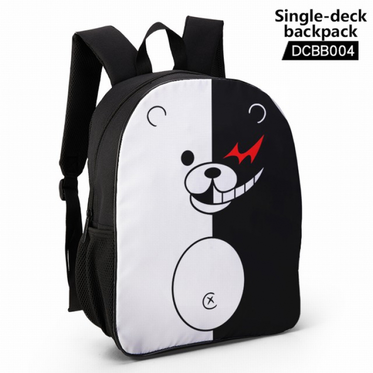 DCBB004-Dangan-Ronpa Anime waterproof single-deck backpack 28.5X13X37CM