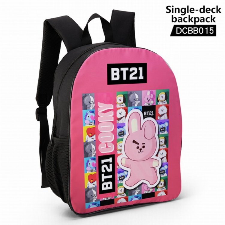 DCBB015-BTS Anime waterproof single-deck backpack 28.5X13X37CM