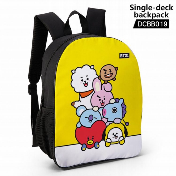 DCBB019-BTS Anime waterproof single-deck backpack 28.5X13X37CM