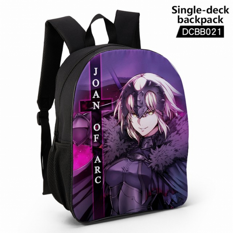 DCBB021-Fate Grand Order Anime waterproof single-deck backpack 28.5X13X37CM