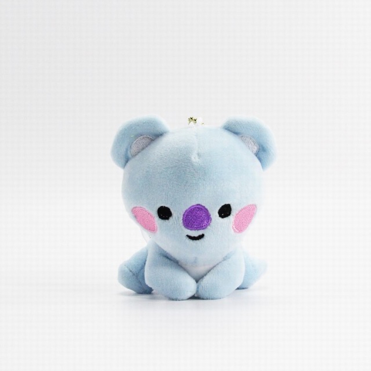 BTS Koala Plush doll pendant ornaments doll size: 12X9X6CM a set price for 10 pcs