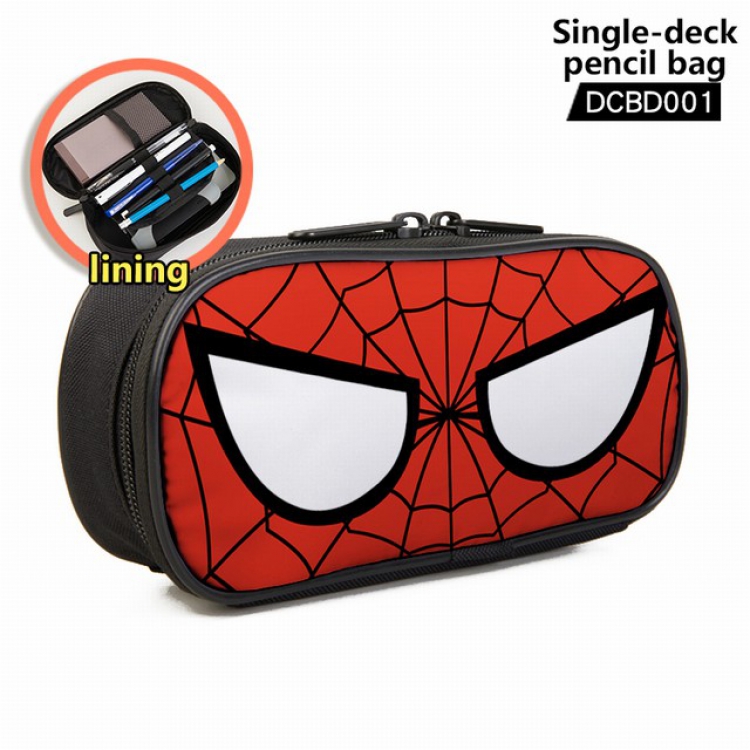 Spiderman Anime single layer waterproof pen case 25X7X12CM -DCBD001