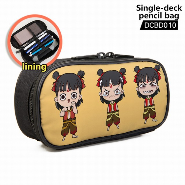 NaZha Anime single layer waterproof pen case 25X7X12CM -DCBD010