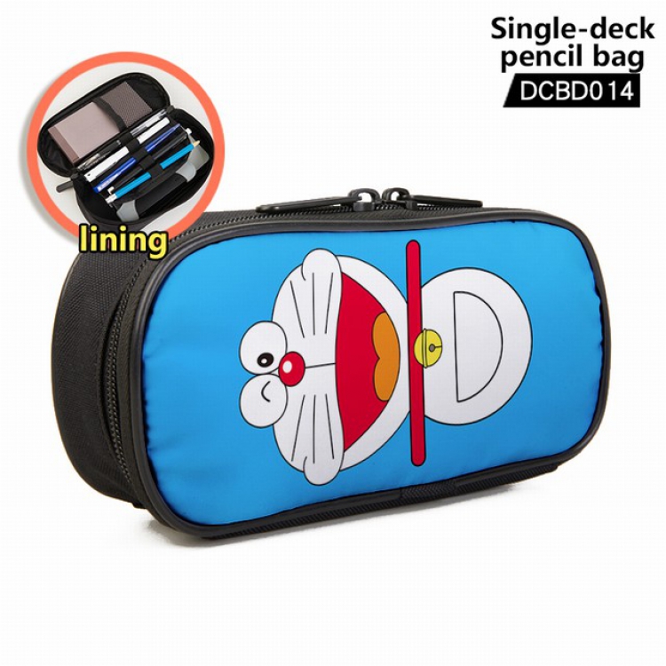 Doraemon Anime single layer waterproof pen case 25X7X12CM -DCBD014