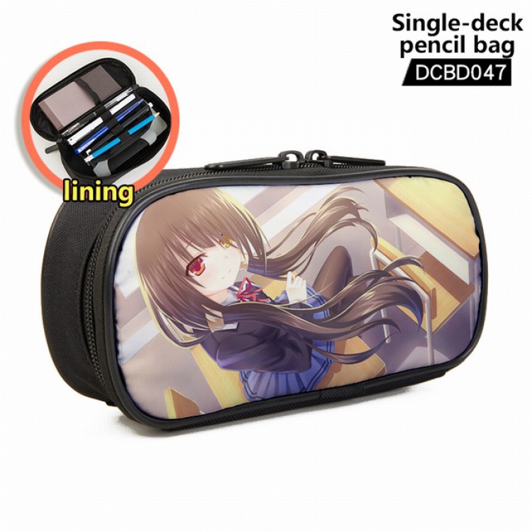 Date A Live Anime single layer waterproof pen case 25X7X12CM -DCBD047