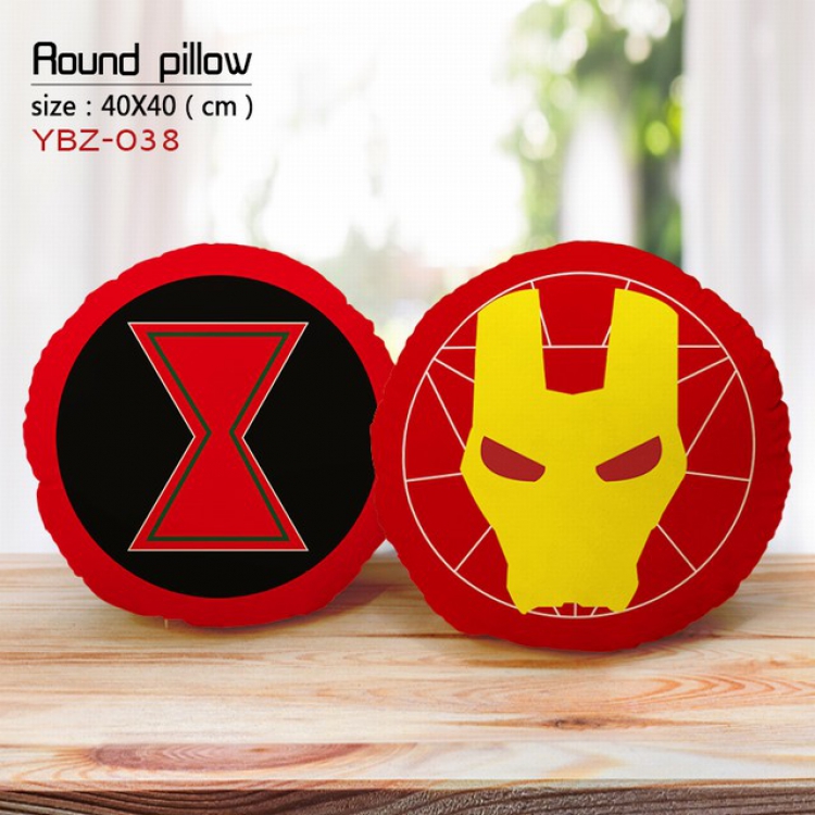The Avengers Full Color Fine plush round pillow 40X40CM YBZ038