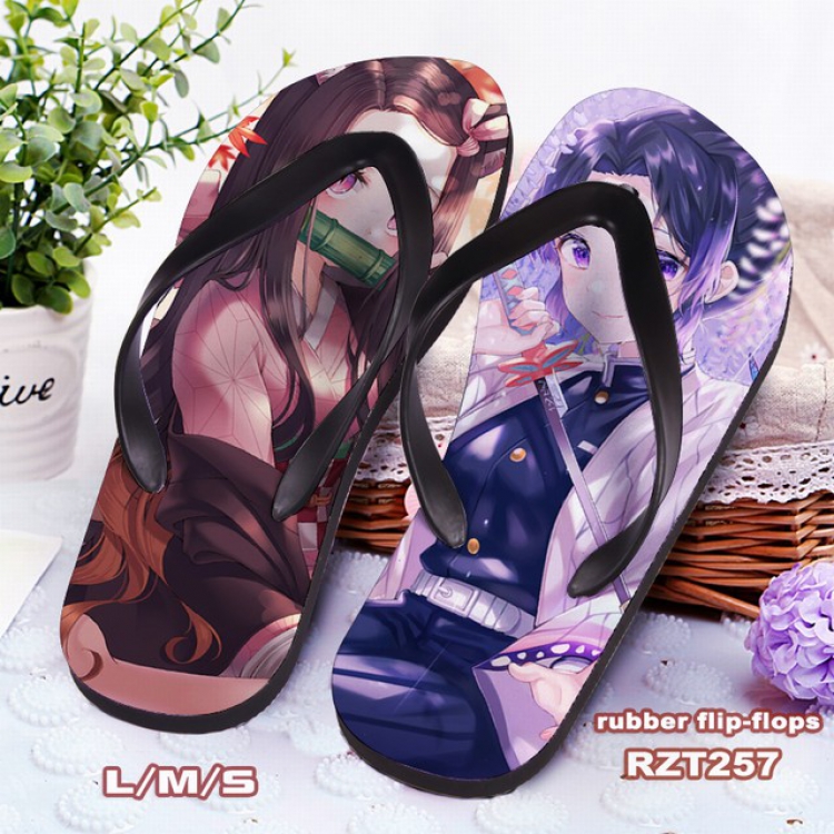 Demon Slayer Kimets Cloth surface Flip-flops slipper S.M.L RZT257