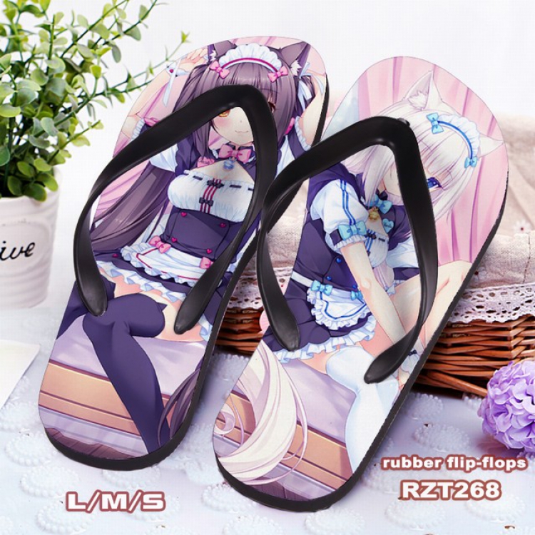 Nekopapa Cloth surface Flip-flops slipper S.M.L RZT268