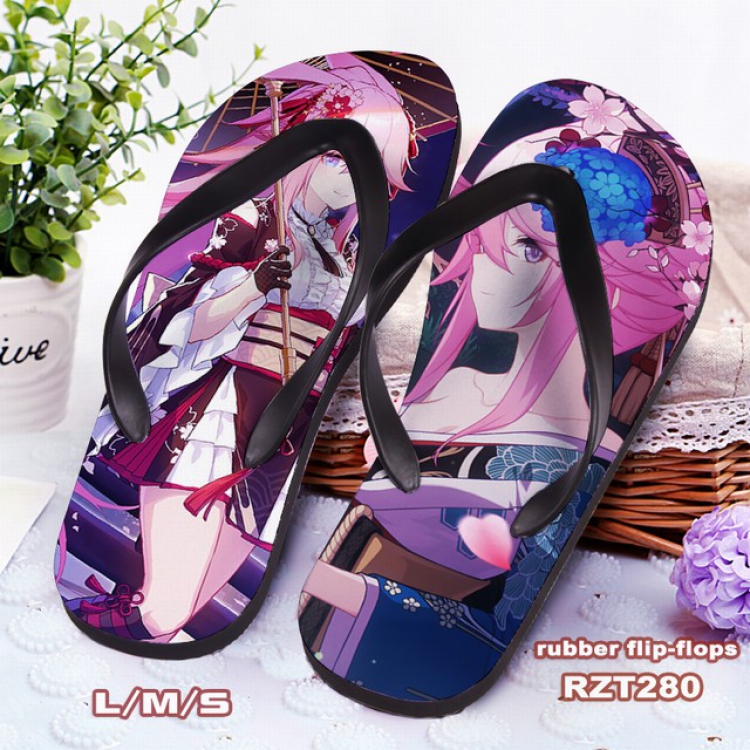 The End of School Cloth surface Flip-flops slipper S.M.L RZT280