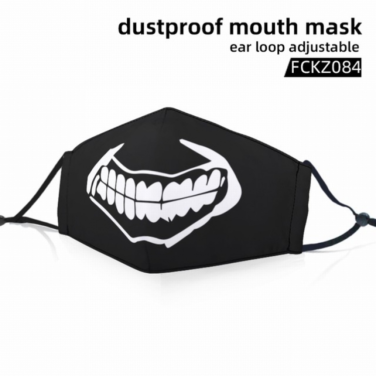 FCKZ084-Tokyo GhoulDustproof mouth mask ear loop adijustable a set price for 5 pcs