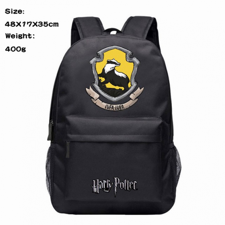 Harry Potter Anime 600D Canvas Backpack 48X17X35CM 400G