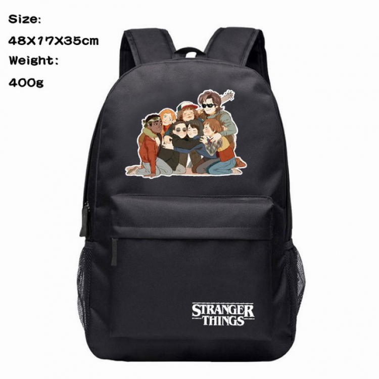 Stranger Things Anime 600D Canvas Backpack 48X17X35CM 400G