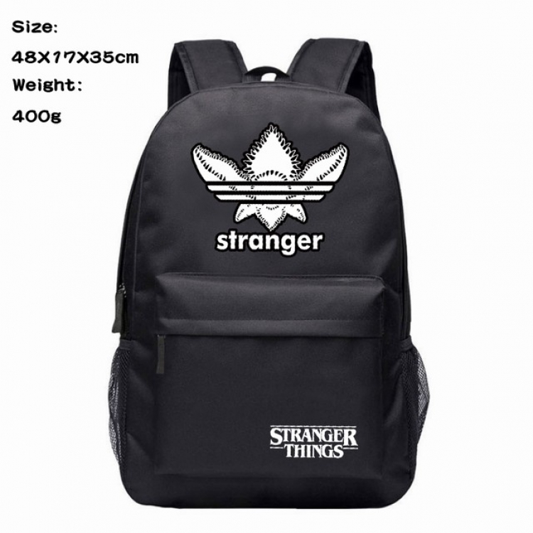 Stranger Things Anime 600D Canvas Backpack 48X17X35CM 400G