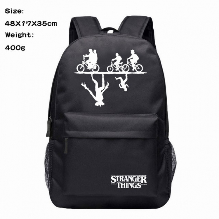 Stranger Things Anime 600D Canvas Backpack 48X17X35CM 400G