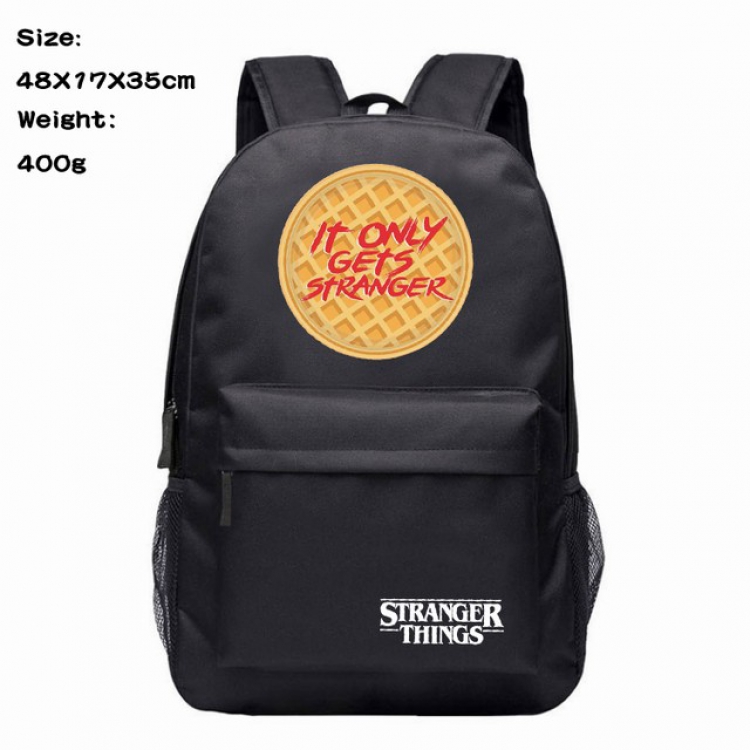 Stranger Things Anime 600D Canvas Backpack 48X17X35CM 400G