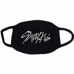 Stray Kids white printed cotto...