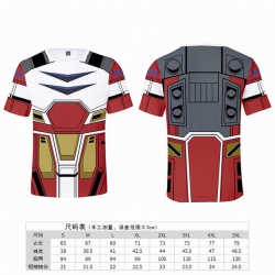 Gundam Full color printed shor...