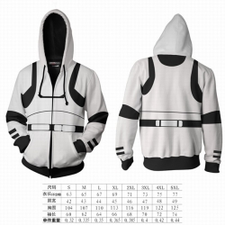 Star Wars hooded zipper sweate...