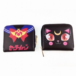 SailorMoon Color PU zipper wal...