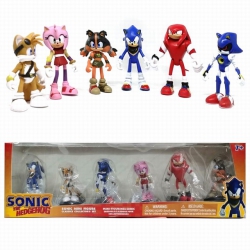 Sonic The Heogehog a set of 6 ...