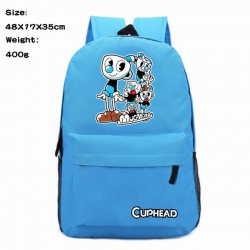 Cuphead Blue Anime 600D Canvas...