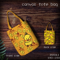GWD268-Canvas tote bag 35X38.5...