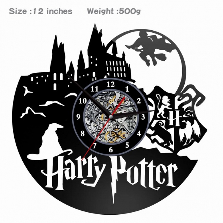 011-Harry Potter Creative painting wall clocks and clocks PVC material No battery
