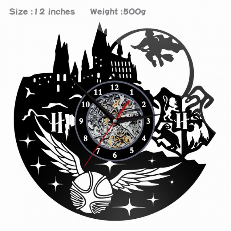 010-Harry Potter Creative painting wall clocks and clocks PVC material No battery