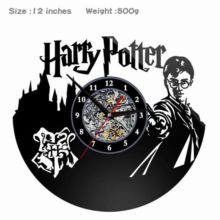 012-Harry Potter Creative painting wall clocks and clocks PVC material No battery